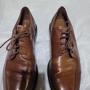 Johnston & Murphy Tan Leather Oxfords